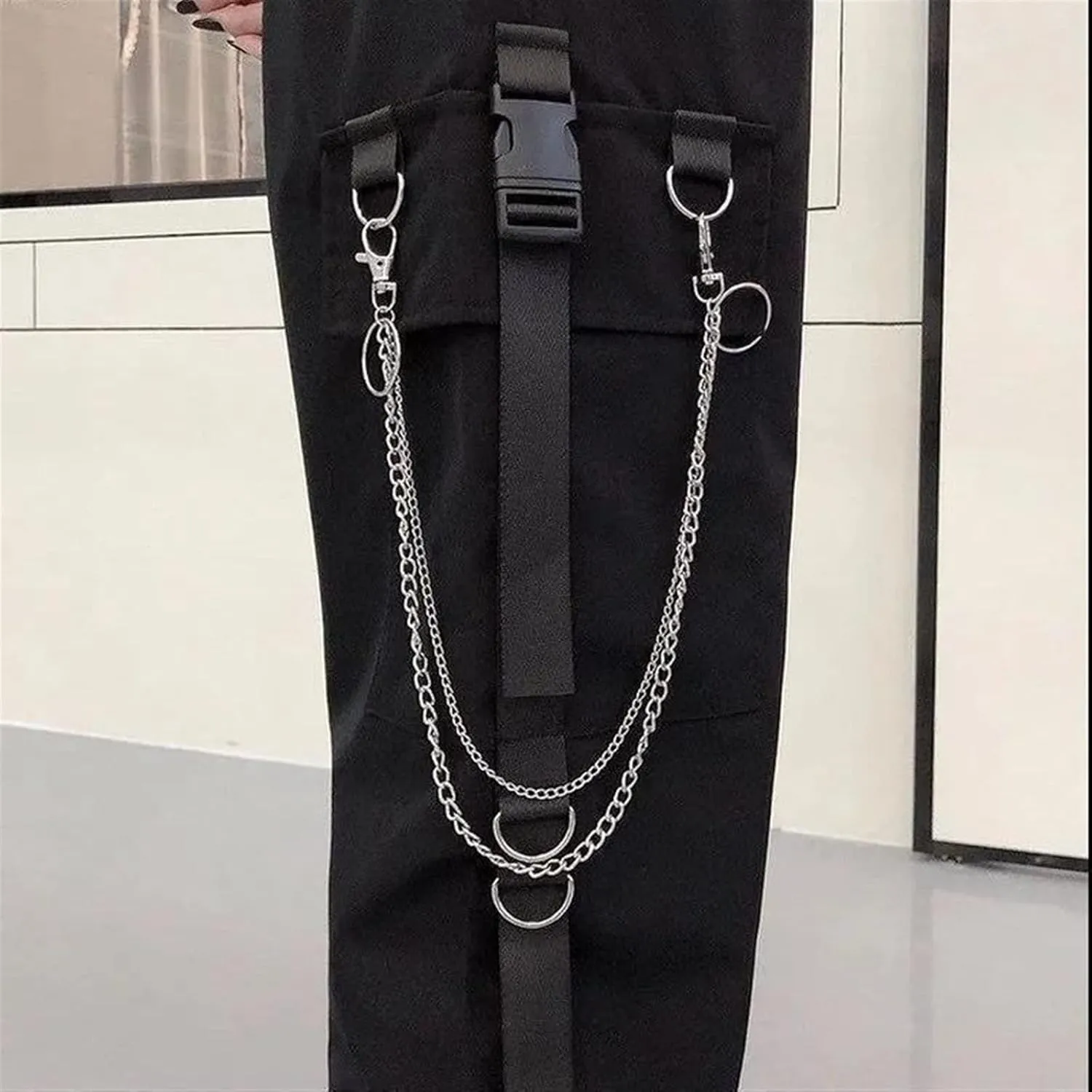 Women's Pants Workwear Women's Fall Loose Loose Elastic Waist Hot Casual Leggings Cool Unisex All Pair with Black