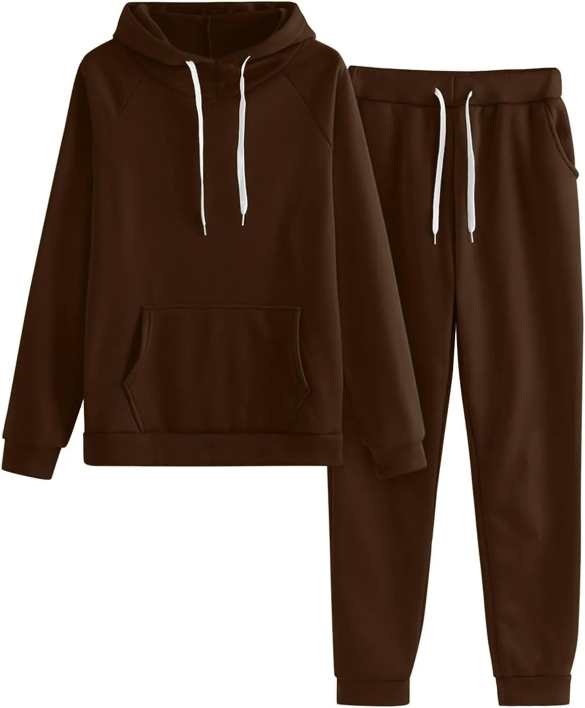 Womens Two Piece Outfits Long Sleeve V Neck Vintage Off Shoulder Long Sleeve Tops Long Pants Tracksuits