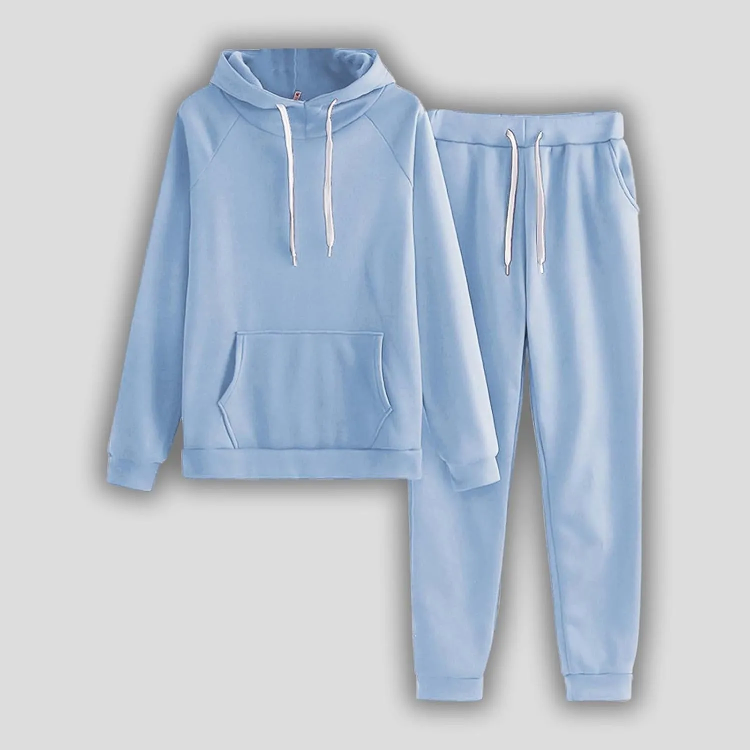 Women's Two Piece Outfits Set Long Sleeve V Neck Clothes Sweatshirt Pullover Tops Wide Leg Pants Sets