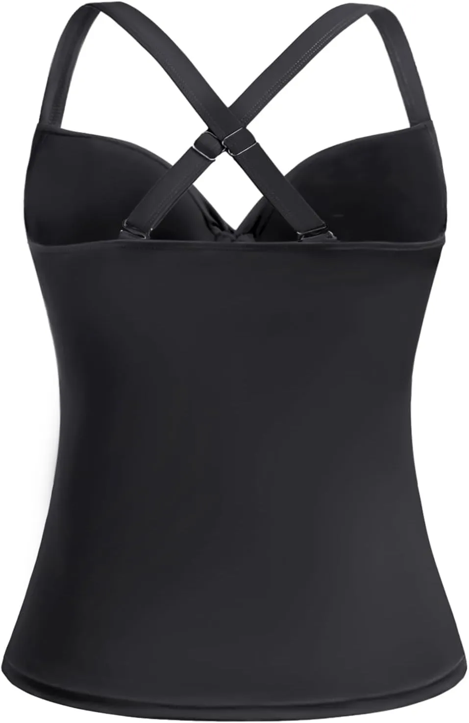 Women's Underwire Tankini Top Only - Push Up Swimsuit Top with Bra Support Tummy Control Bathing Suit Top No Bottom 2025