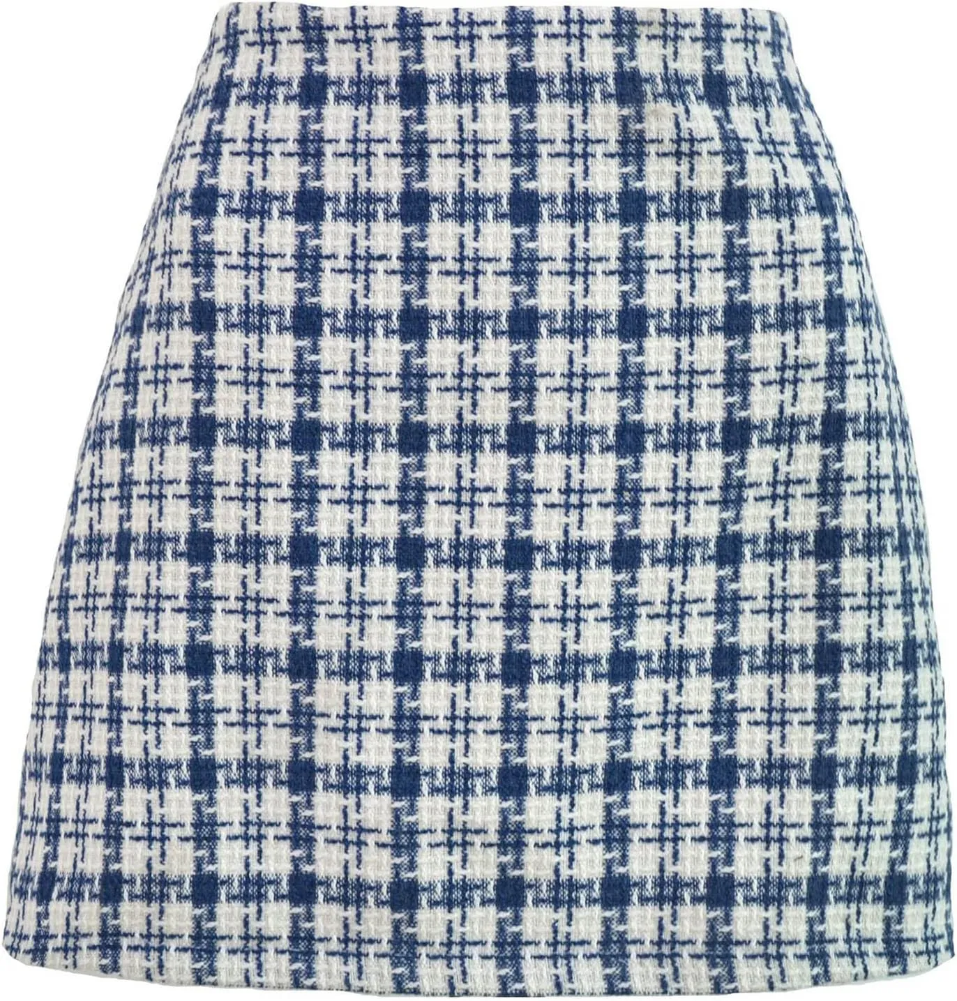 Women's Versatile Woolen Skirt Sexy High Waist Retro Skirt Dress Plaid A-line Short Trendy Casual Skirt Dresses,