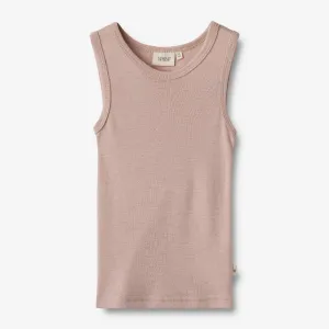 Wool Singlet Iggy - dry rose