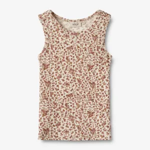 Wool Singlet Iggy - rose flowers