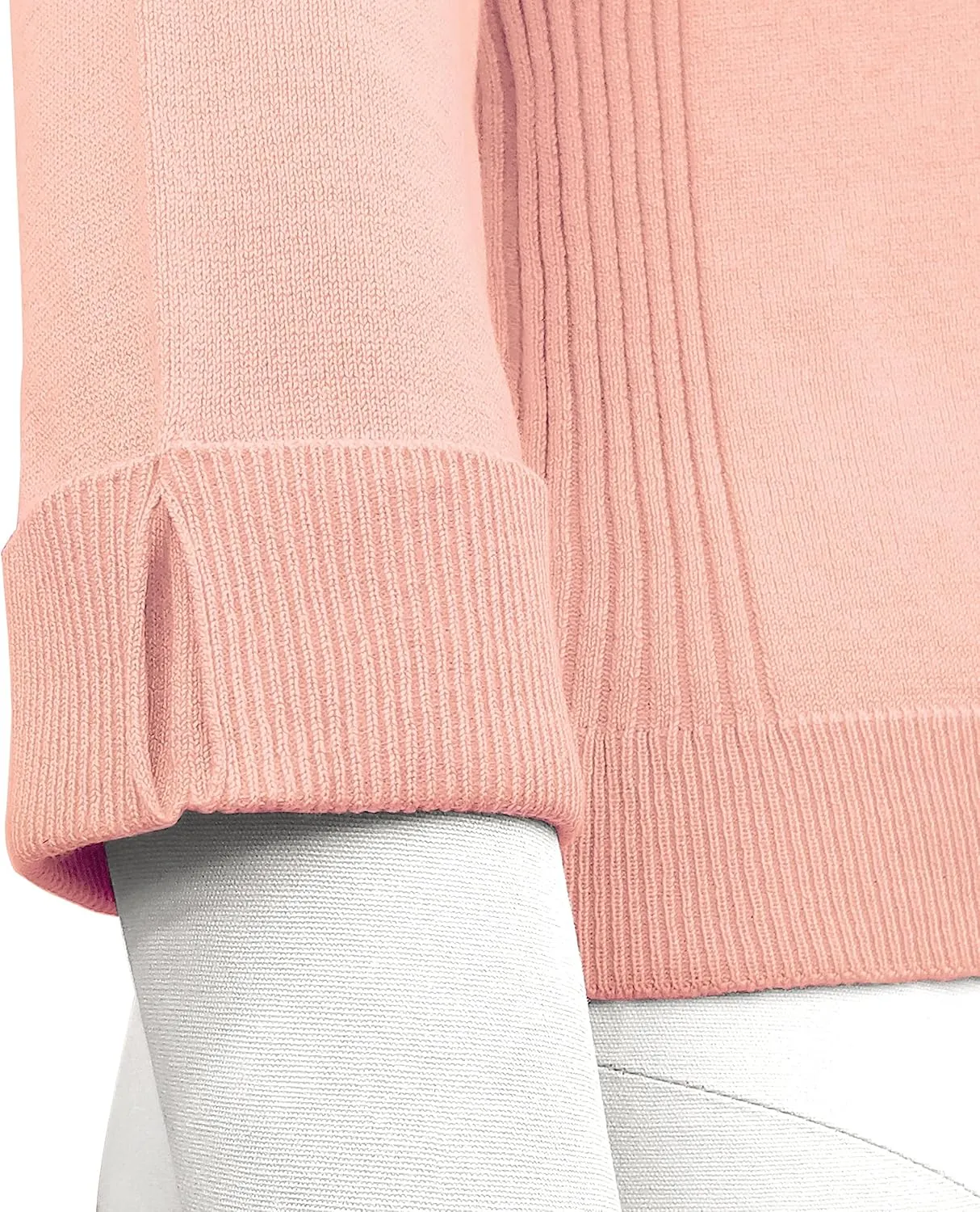 YEMAK Women's Crop Cardigan Sweater  3/4 Sleeve Open Front Classic Basic Knit Bolero Cropped Soft Lightweight Knitted Top