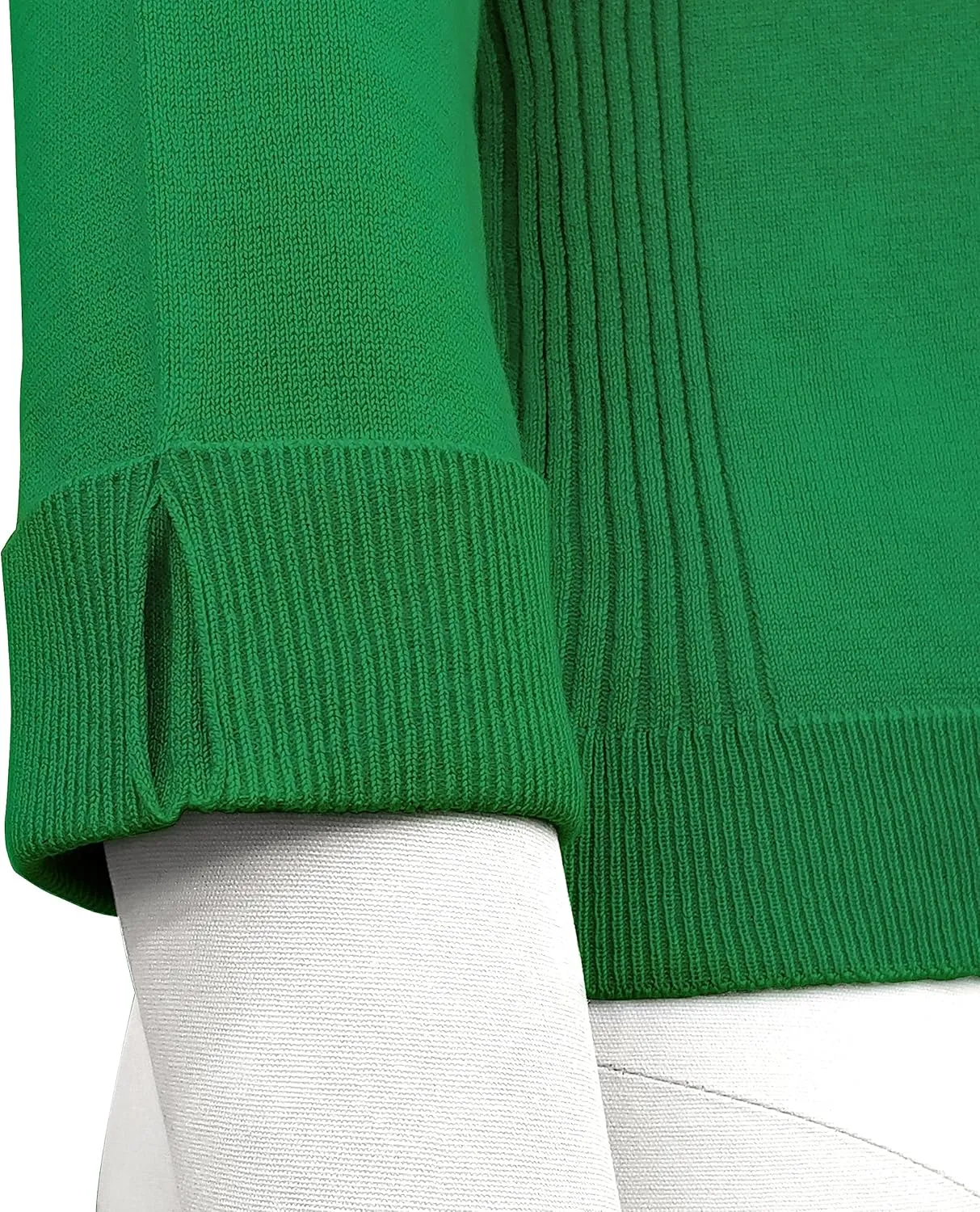 YEMAK Women's Crop Cardigan Sweater  3/4 Sleeve Open Front Classic Basic Knit Bolero Cropped Soft Lightweight Knitted Top