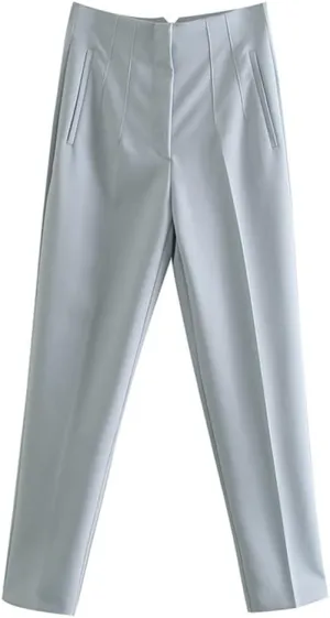Yeuyyben Woman Pants Autumn Fashion Loose Harem Pants Multicolor Pockets High Waist Trousers