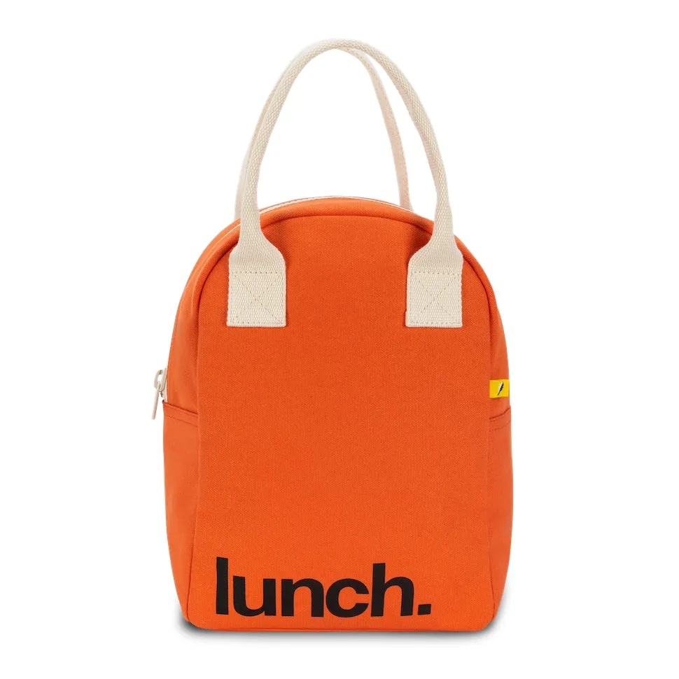 Zipper Lunch Bag - Lunch in Poppy by Fluf