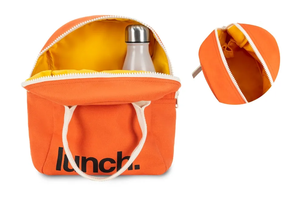 Zipper Lunch Bag - Lunch in Poppy by Fluf