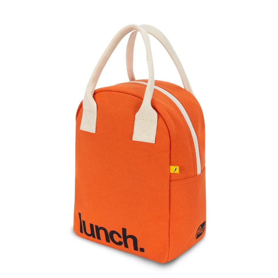 Zipper Lunch Bag - Lunch in Poppy by Fluf